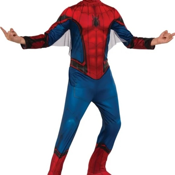 Rubies Spiderman Muscle Jumpsuit - Size S - Picture 1 of 8
